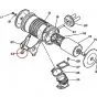Rubber Filter Bracket Yamaha FS1 2RU