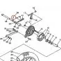 Split pin Front & Rear axle Yamaha FS1 Original