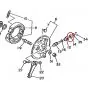 Seal Speedometer Worm Yamaha FS1/DT