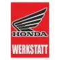 Werkstatt Sticker Honda Deutsch