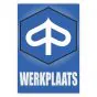 Werkplaats Sticker Piaggio Dutch