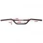 Handlebar Moto Cross Universal - Black