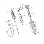 Pin for spacer fork Kreidler