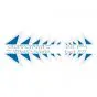 Stickerset 4-Pieces Zundapp HAI50 Blue / White