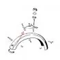 Rubber Rear carrier / Mustang Fender Kreidler