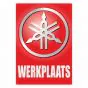 Werkplaats Sticker Yamaha Dutch