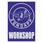 Workshop Sticker Zundapp Blue English