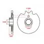 Front Sprocket Zundapp ZD40 13 Teeth