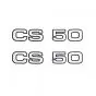 Stickerset Zundapp CS50 - 2-pieces
