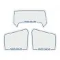 Stickerset Honda MT50 Paris Dakar White / Blue 3-Parts