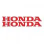 Stickerset Honda Word Red 22CM