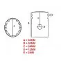 Piston 38MM P12 Standard Sachs 50/2 - 50/3