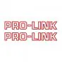 Stickerset Pro-Link Red on Transparent 26CM