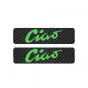 Tank stickers Ciao Carbon/Green