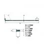 Spokes set Galvanized 2.9 X 210MM