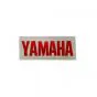 Sticker Yamaha Red on Chrome 51X20MM