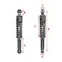 Shock absorbers Black/Chrome 310MM Honda