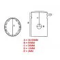 Piston 38.50MM P12 Sachs 50/2 - 50/3