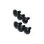 Bolts set M6X15 Aluminium Black - 6 Pieces
