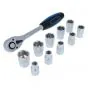 Ratchet & Socket set 11 Pieces 1/2