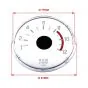 Glas for VDO Tachometer Red Strepe Kreidler/Zundapp