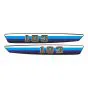 Tank stickers Peugeot 103 White/Blue/Black