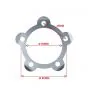 Securing plate brake disc Zundapp