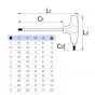 Unior T-Handle Allen key 10MM