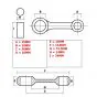Connecting rod Puch Maxi Barikit