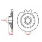 Front Sprocket Zundapp 420 17 Teeth A-Quality