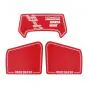 Stickerset Honda MT5 Dakar Honda Wins Red 3-Parts