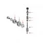 Speedometer driver Set Sachs 50/2