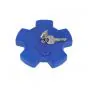 Tank cap Star with lock Blue