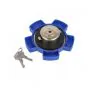 Tank cap Star with lock Blue