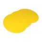 Number plate set Cross / Race Oval Yellow 3-Piece 