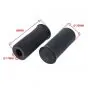 Footrests Rubber Set Zundapp with Logo