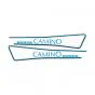 Stickerset Tank Honda Camino Blue/Black/Transparent