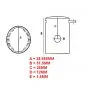 Piston 38.955MM (BC) P12 Zundapp Meteor