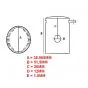 Piston 38.965MM (DE) P12 Zundapp Meteor
