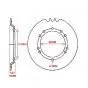 Rear Sprocket Peugeot 103 48 Teeth 98MM 10 Holes