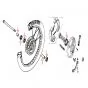 Repair set Front wheel hub Honda MT
