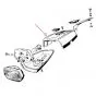 Upper Housing Headlight with Switch Kreidler Flory/MF/MP