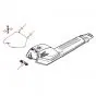 Mounting set Fuel tank Cover Honda MB