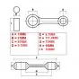 Connecting Rod Vespa Ciao/Citta Pin 10