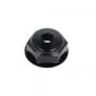 Steering head nut Honda MT50 Black with Hole