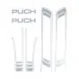 Stickerset Puch Maxi Lines Silver A-Quality