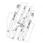 Spring set Front fork Yamaha DT50MX