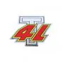 Sticker Frame Tomos 4L Chrome/Red/Yellow