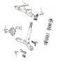 Bolts set Front fork Honda MT