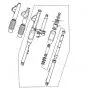 Headlight holder Mounting set Yamaha FS1